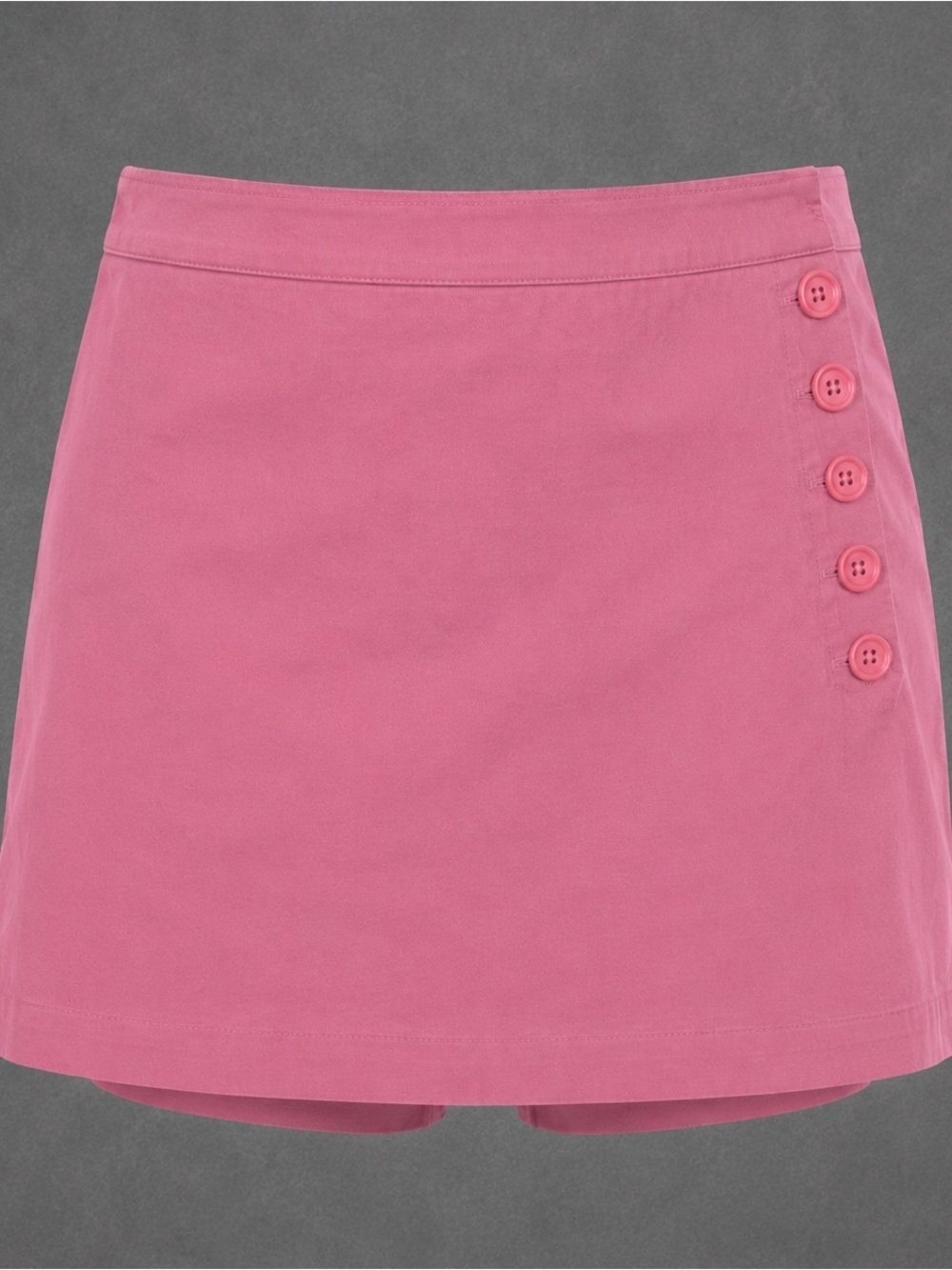 Ann Taylor Mauve Button Detail Skorts Women’s Size 8 Preppy Golf Tennis